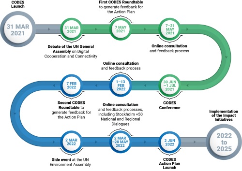 Figure 2. CODES Action Plan Consultation and Co-Design Process Milestones