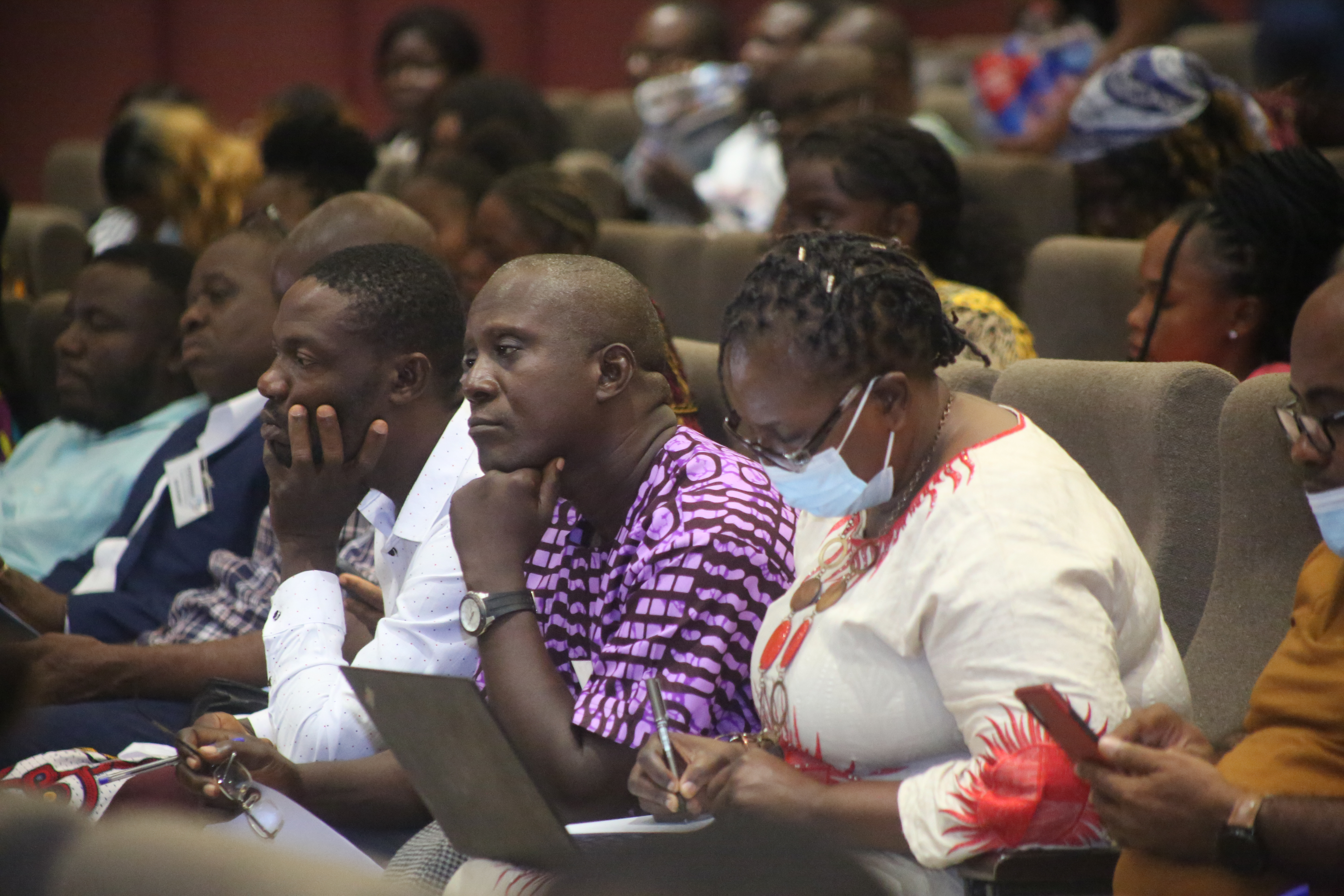 Participants of the Stockholm+50 attentively listen to the 