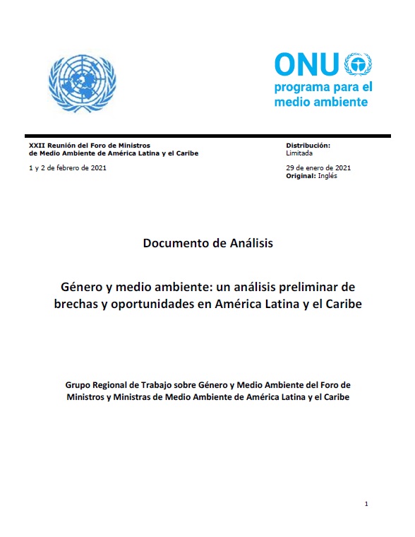 Genero y Ambiente