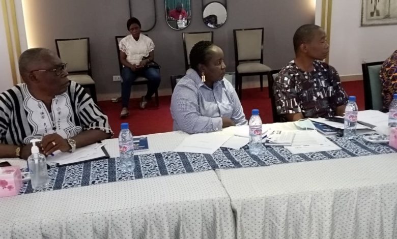 Members of Liberia's Legislative and Senate Committees deliberating the country's forestry law