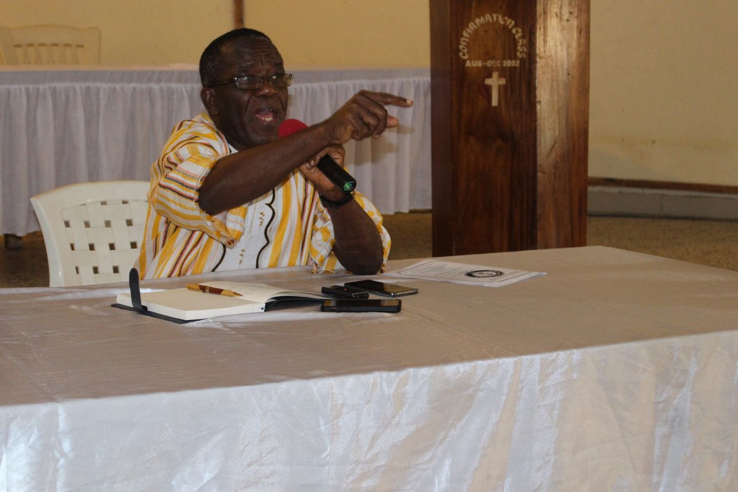 Prof Wilson Tarpeh, Executive Director of Liberia's Environment Protection Agency (EPA) set to kick-start the national consultations