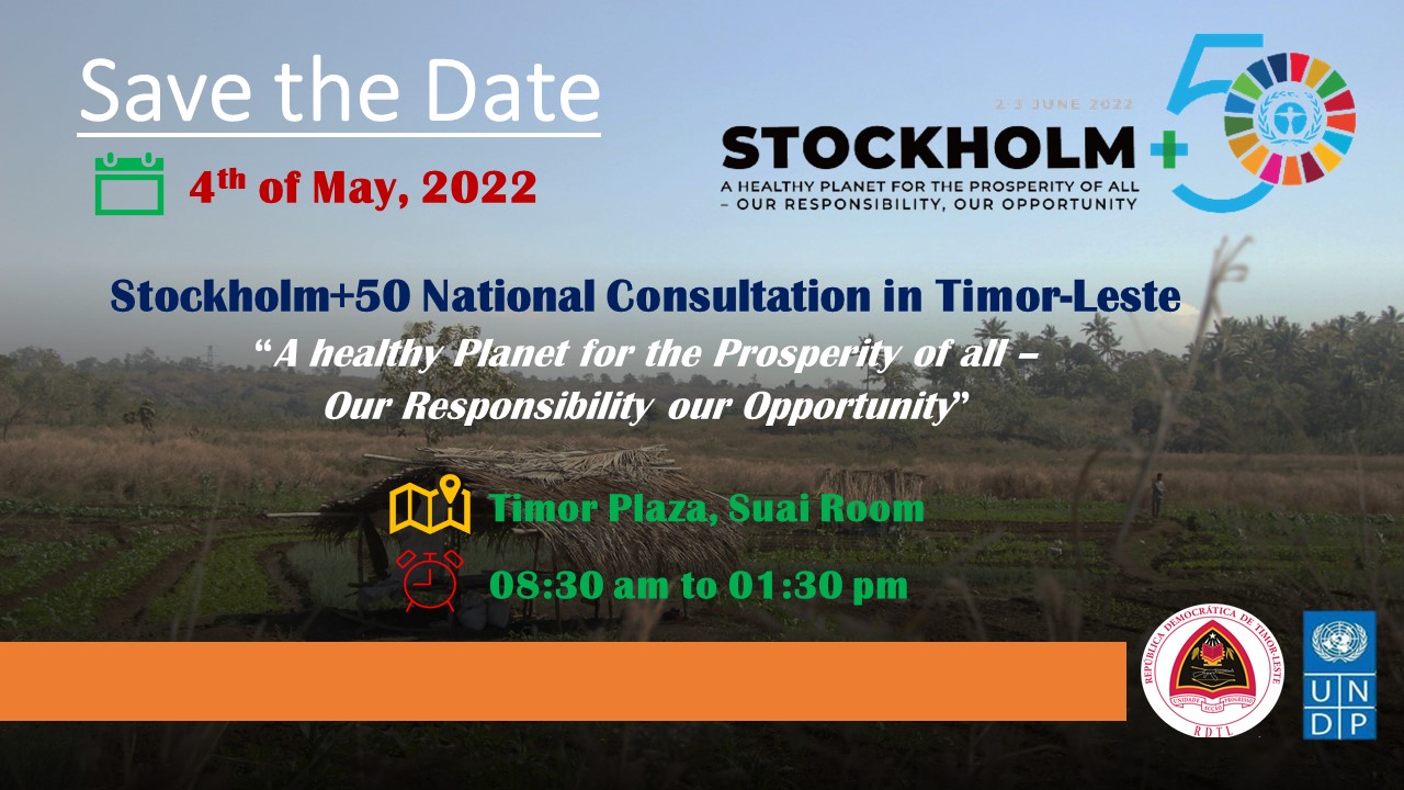 Stockholm+50 Consultation in Timor-Leste