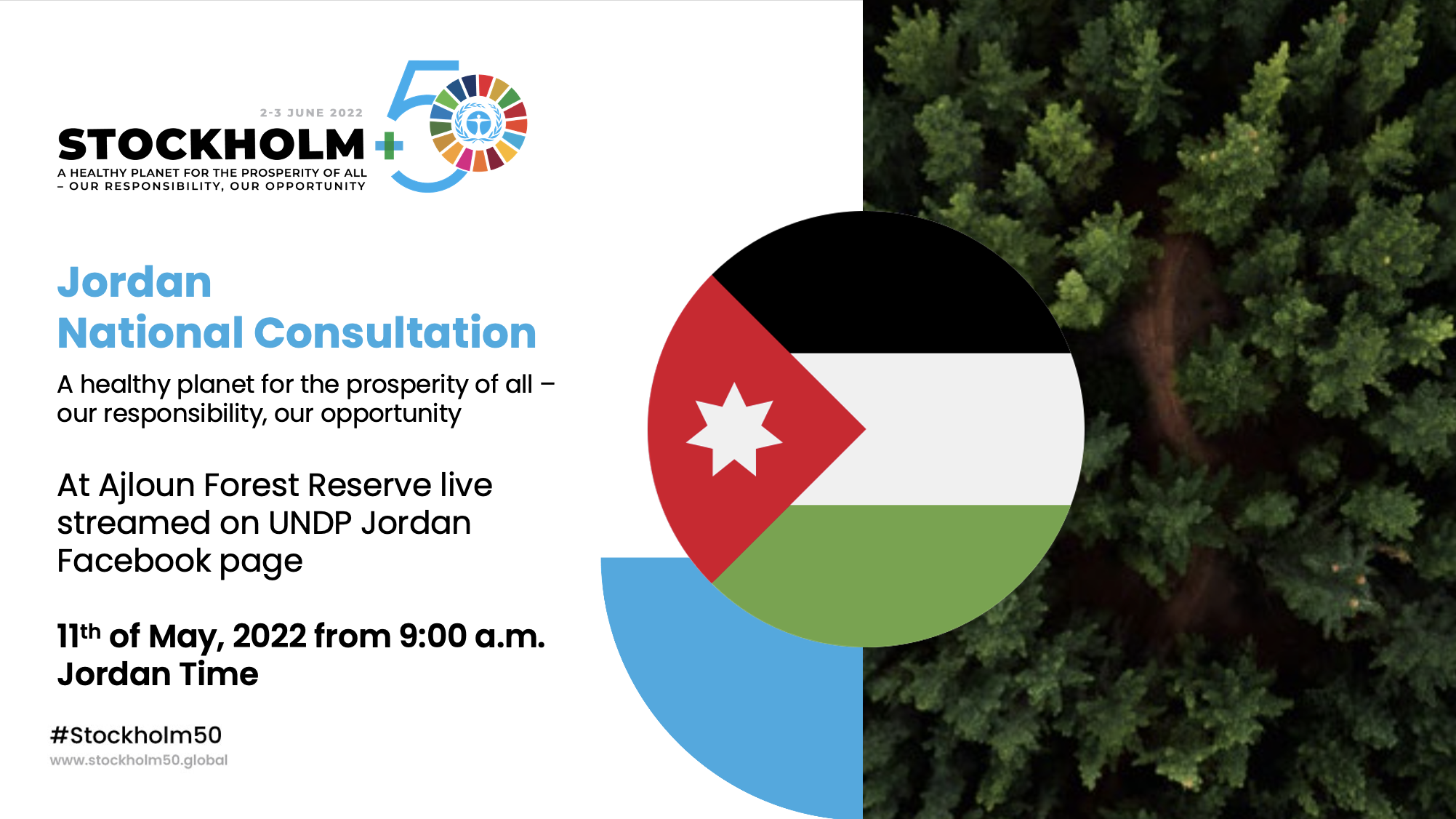 Stockholm +50 National Consultation - Jordan Save the Date