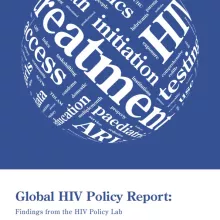 Cover Global HIV Policy report