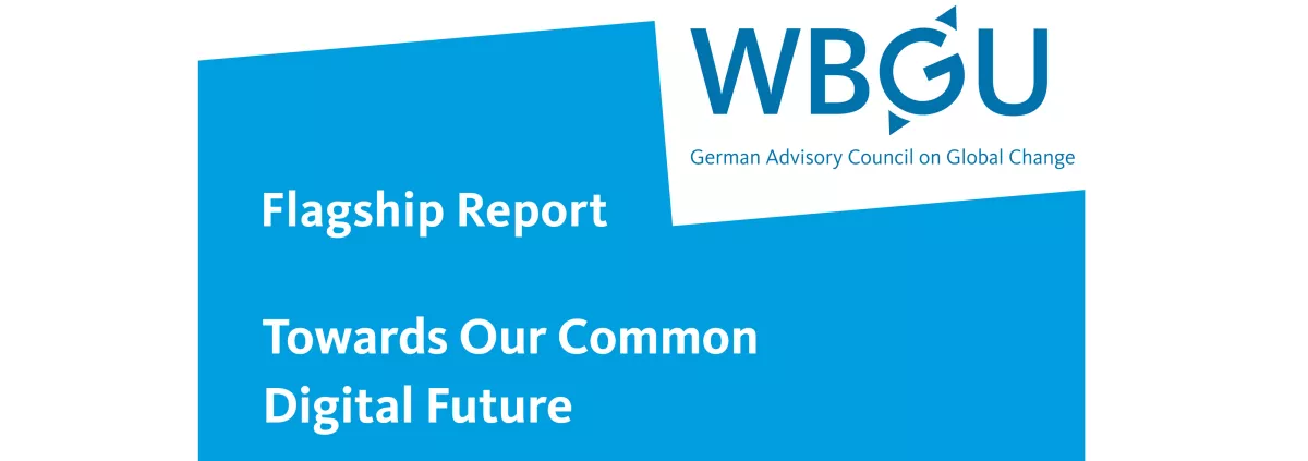 Cover of the report "Towards Our Common Digital Future"